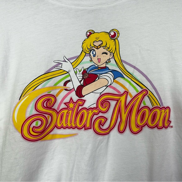 Sailor Moon Y2K Shirt Short Sleeve Graphic Anime Kawaii Soft Girl Aesthetic - Picture 2 of 7
